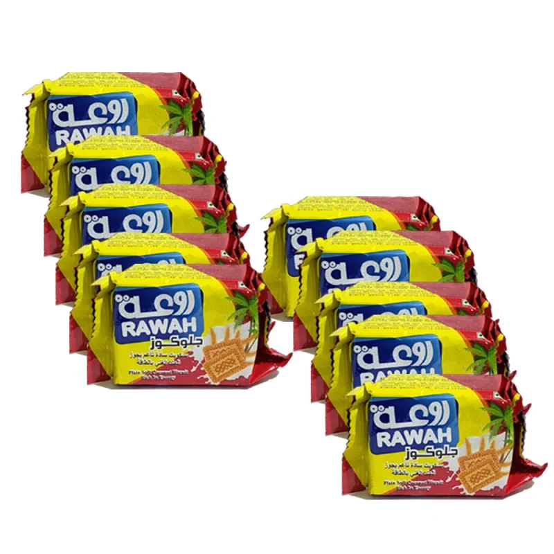 بسكويت روعة جلوكوز 20جم 10حبات