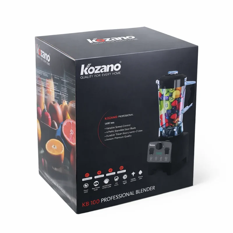 خلاط كهرباء كسارة ثلج كوزانو 2200وات 2.5لتر KB100