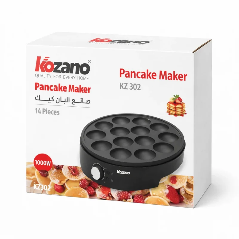 صانعة بان كيك كهربائية 1000وات *14ق Kozano-KZ-302