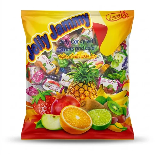 مليم جيلي جامي بطعم الفواكه والكولا 500جم