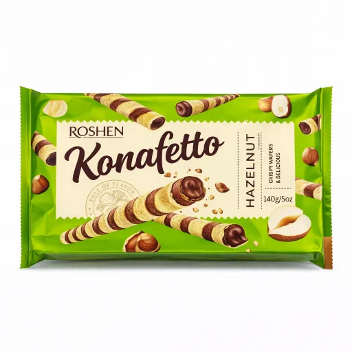 ويفر روشن كونافيتو بانكو اصابع بالبندق 140جم