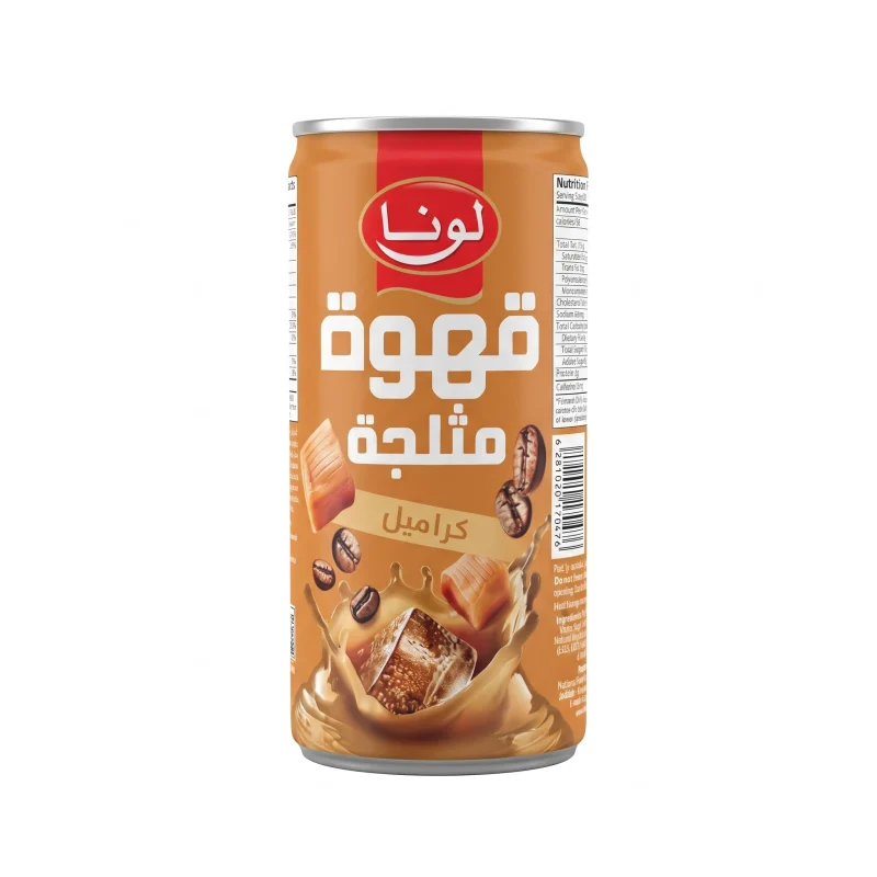 قهوة مثلجة لونا ايس كوفي كراميل 195مل